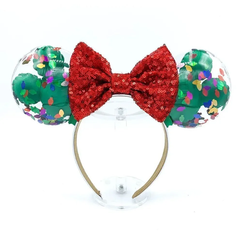 Christmas Confetti Balloon Ears Green/Red‎